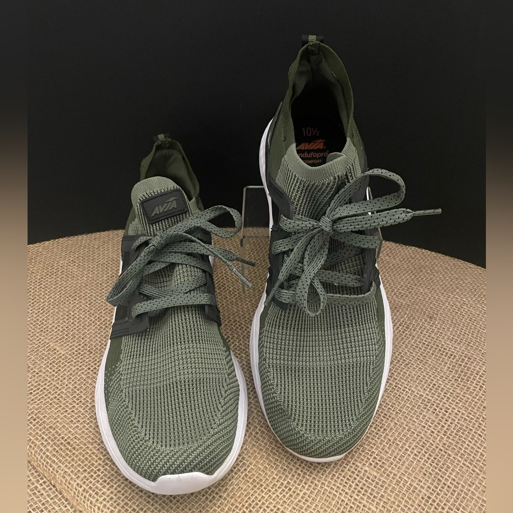 Avia Enduropro Comfort Lite Footbed Sneakers Green Black US 10.5 MENS